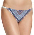 Vince Camuto NEW Blue Womens Sizeize XSize Geo-Print Sizetring Bikini Bottom