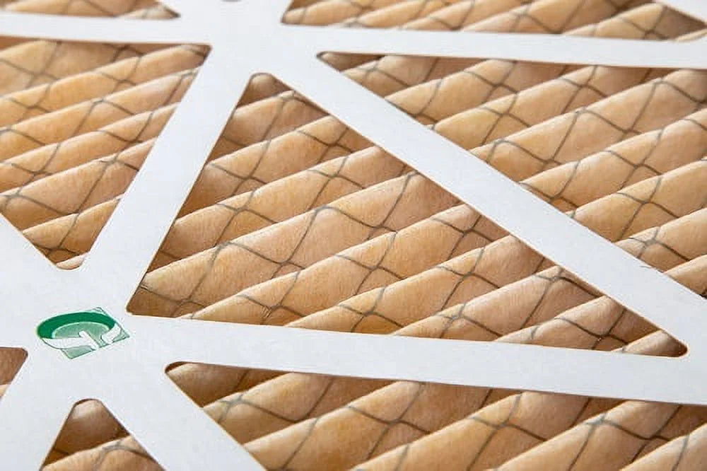 6 Pack of 18x18x1 MERV 11 Pleated Air Filters by Glasfloss. Actual Sizeize: 17-1/2 x 17-1/2 x 7/8