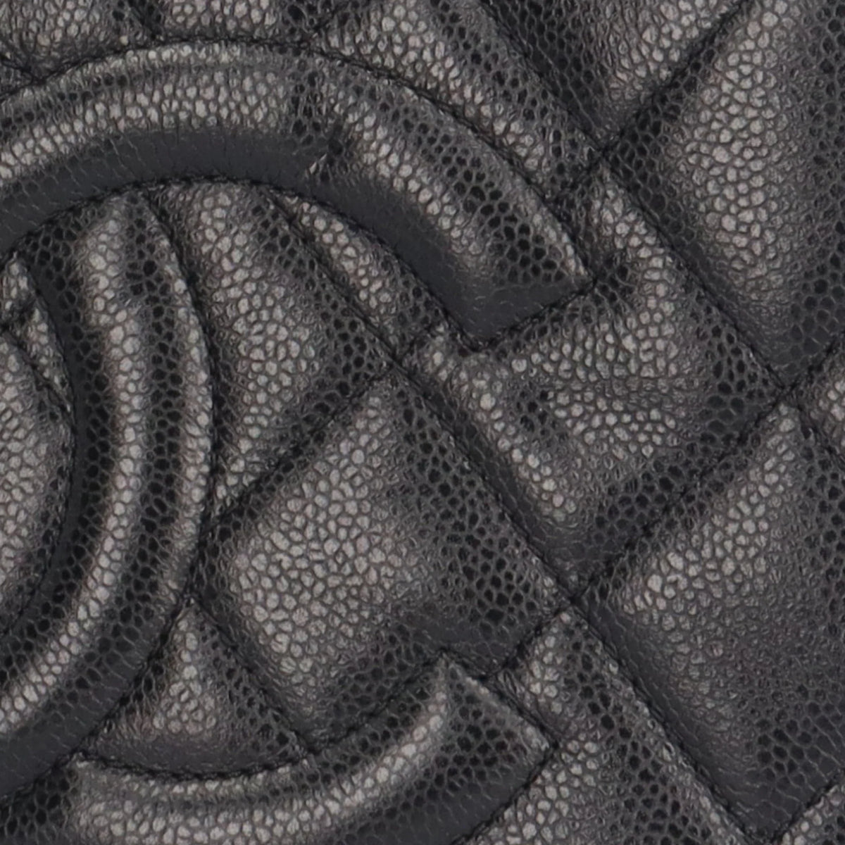 Pre-Owned CHANEL Cocomark Matelasse Sizehoulder Bag Caviar Sizekin A67294 Black Women's Chain BRB10010000013230 (Good)