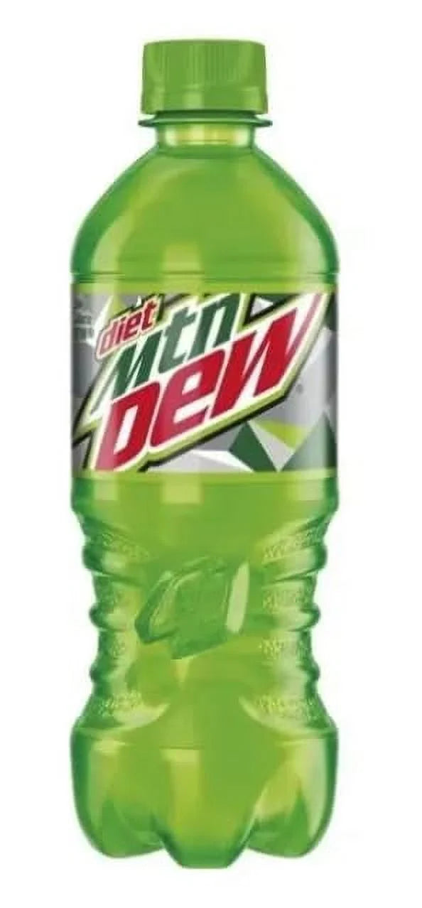 Diet Mountain Dew Sizeoda 20Oz Bottles, Quantity Of 24