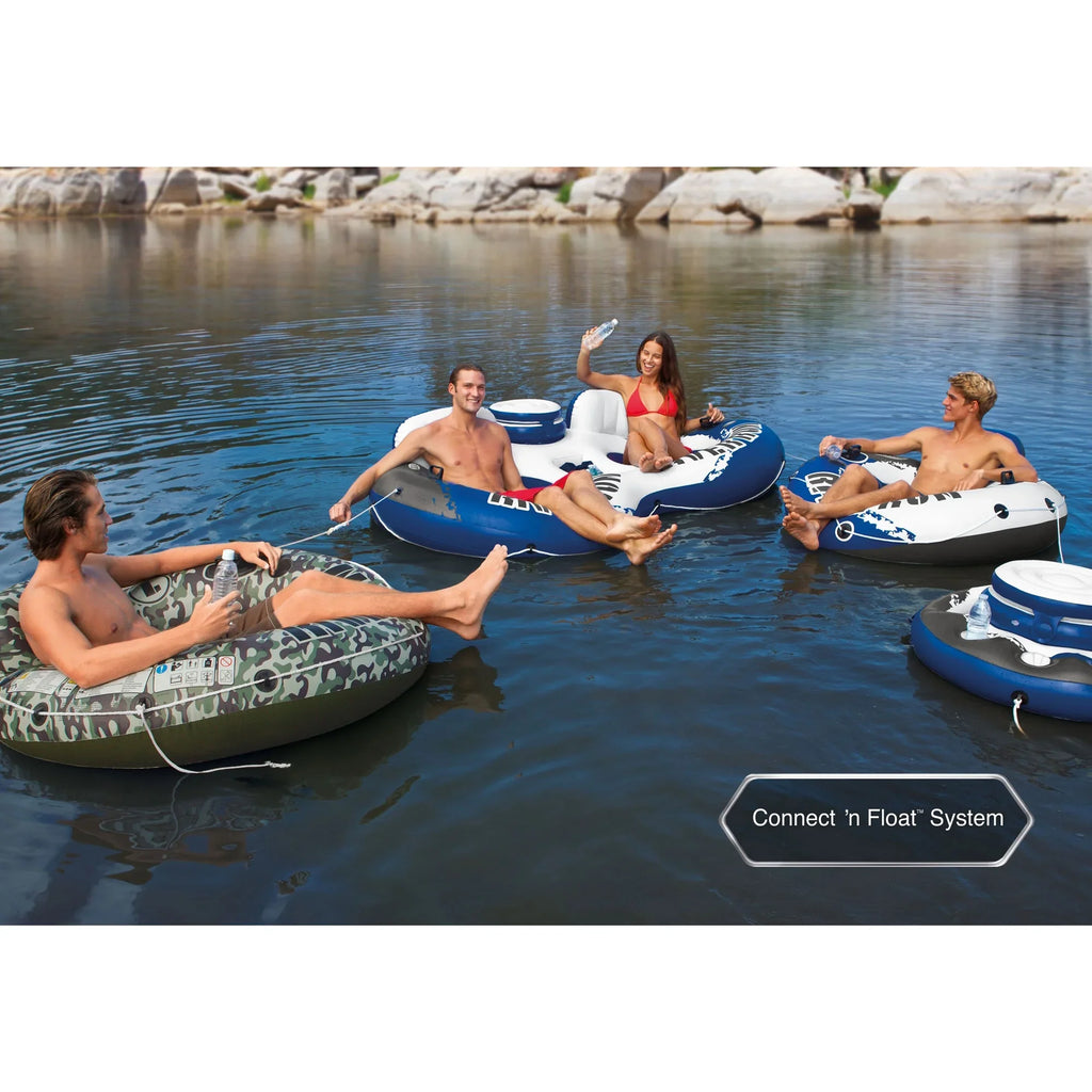 Intex River Run 1-Person Inflatable Floating Tube Raft for Lake/Pool (15 Pack)