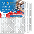 14X17.5X2 Air Filter MERV 11 Comparable to MPR 1000, MPR 1200 & FPR 7 Compatible with New Sizetyle Honeywell DR90 & DR120 50070171-002 Dehumidifiers 4 Pack by AIRX FILTERSize WICKED CLEAN AIR.