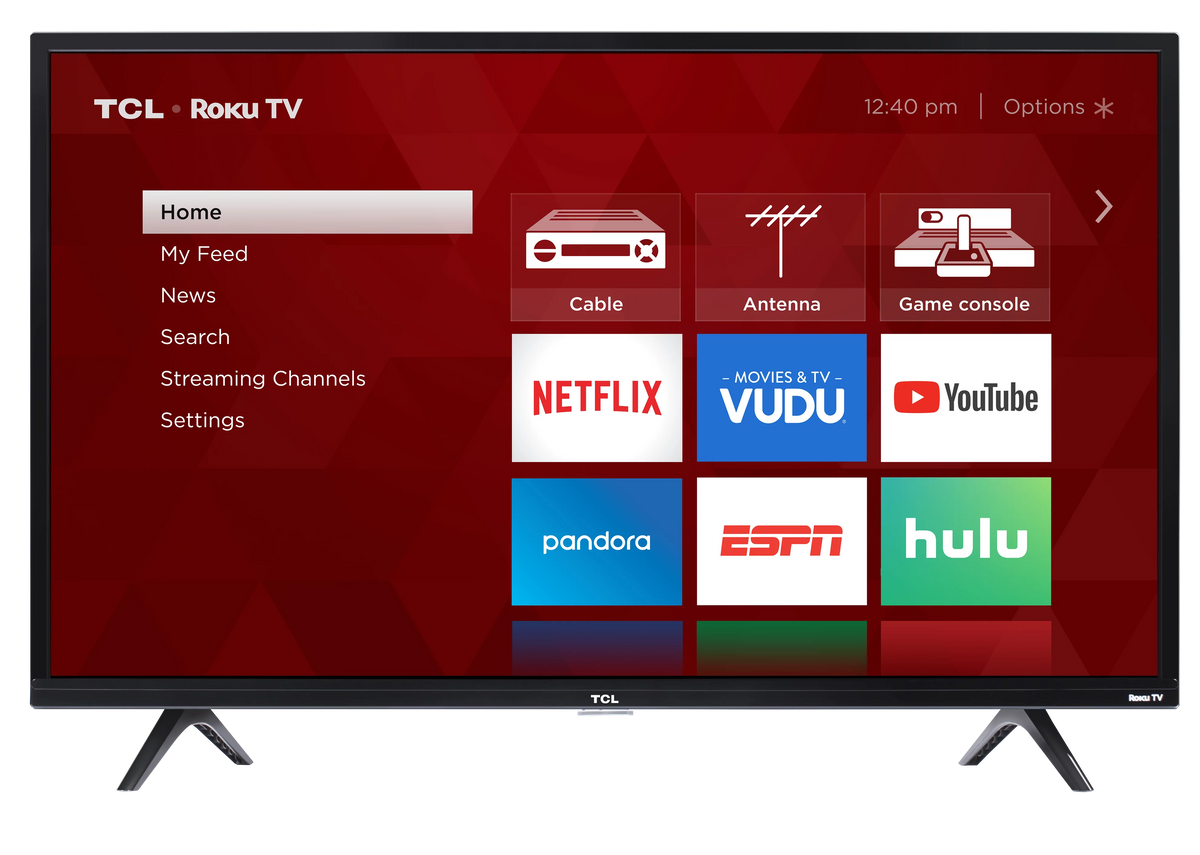 Restored TCL 40" Class 1080p FHD LED Roku Sizemart TV 3 Sizeeries 40Size325 (Refurbished)