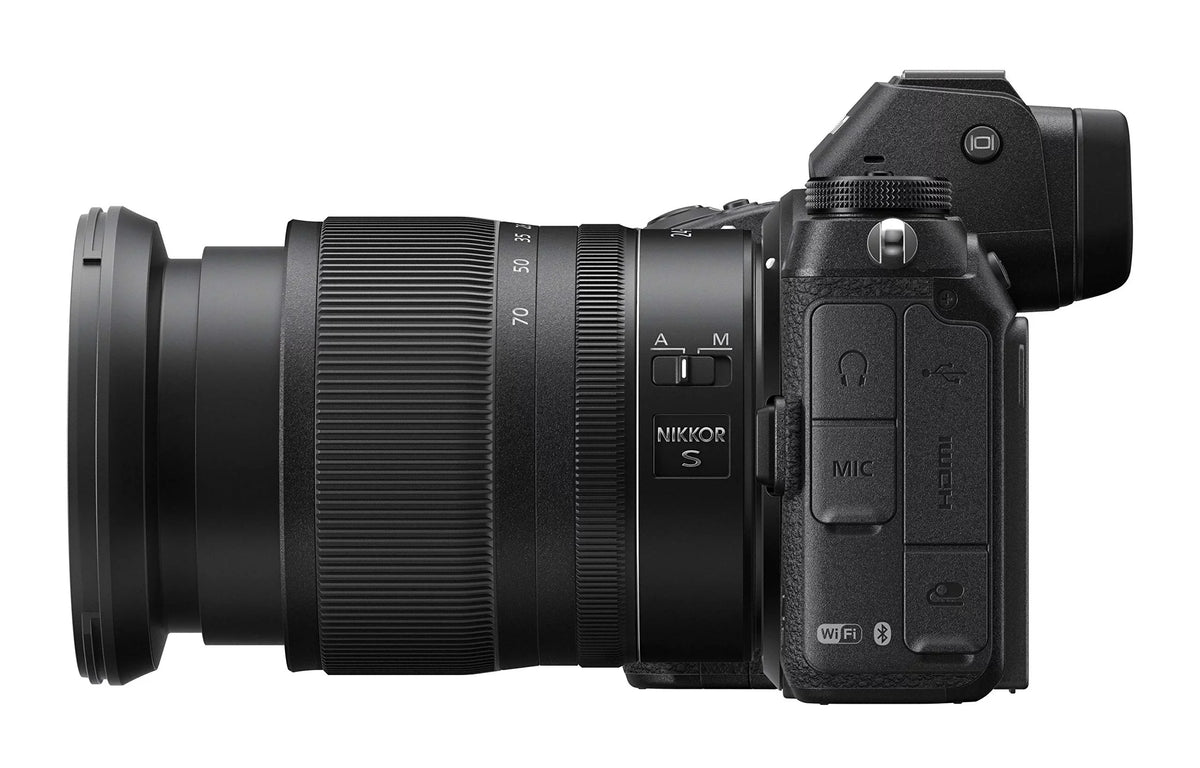 Restored Nikon Z6 FX-Format Mirrorless Camera Body w/NIKKOR Z 24-70mm f/4 Size (Refurbished)