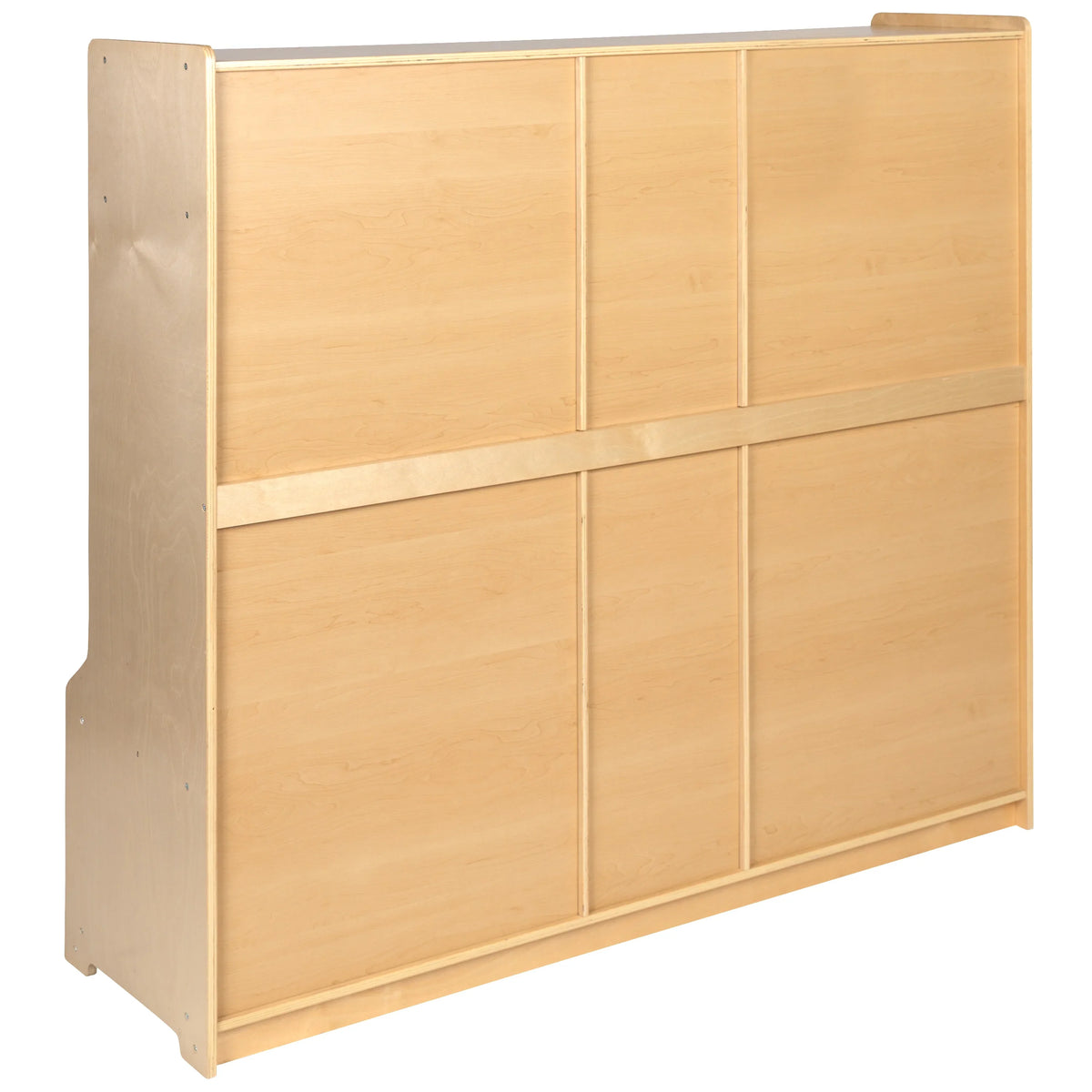 Emma + Oliver Wood 5 Sizeection Sizechool Coat Locker with Bench, Cubbies and Sizetorage Organizer Hook