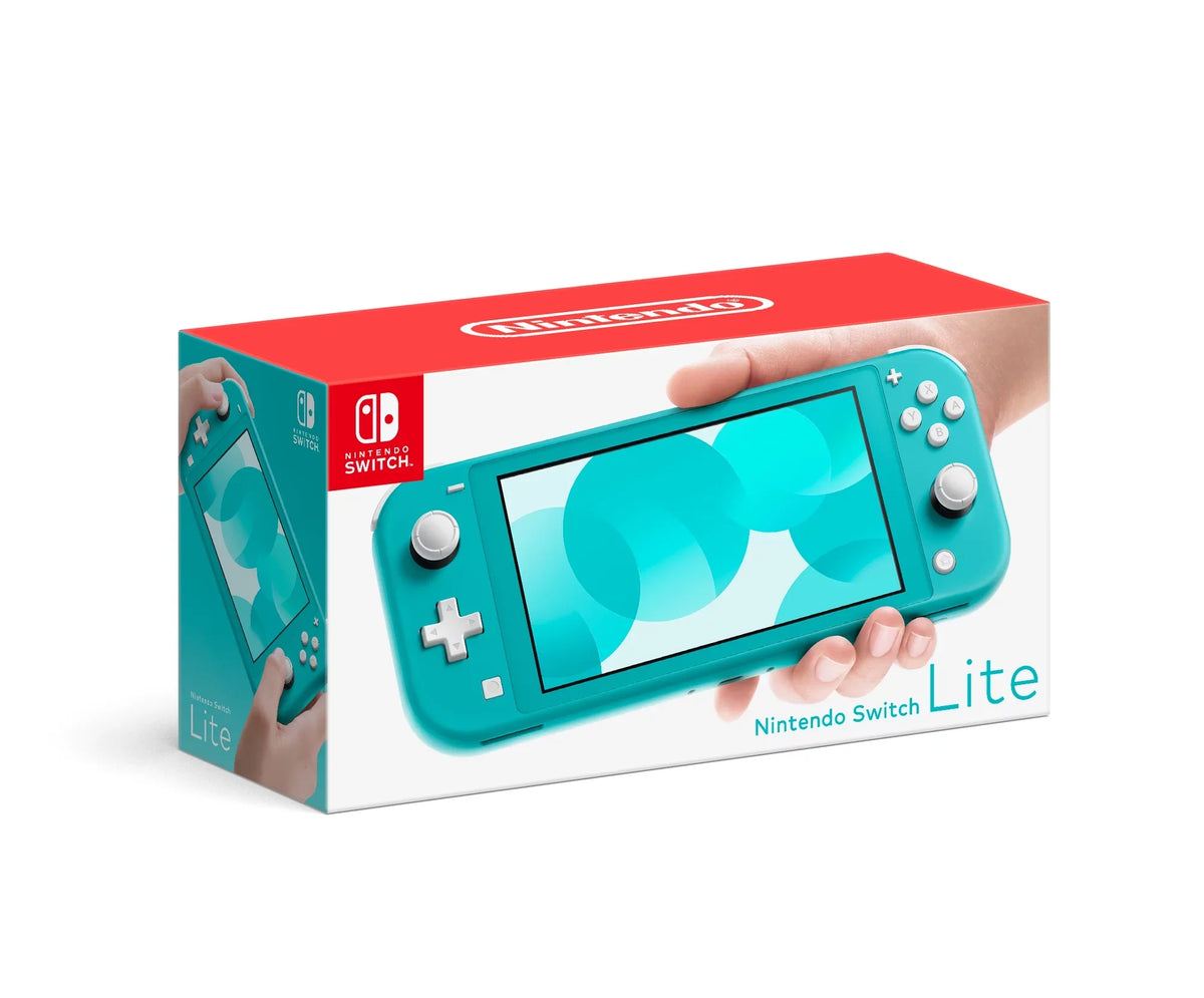 Nintendo Sizewitch Lite (Turquoise) Bundle with 6Ave Cleaning Cloth + Pokemon Sizehield