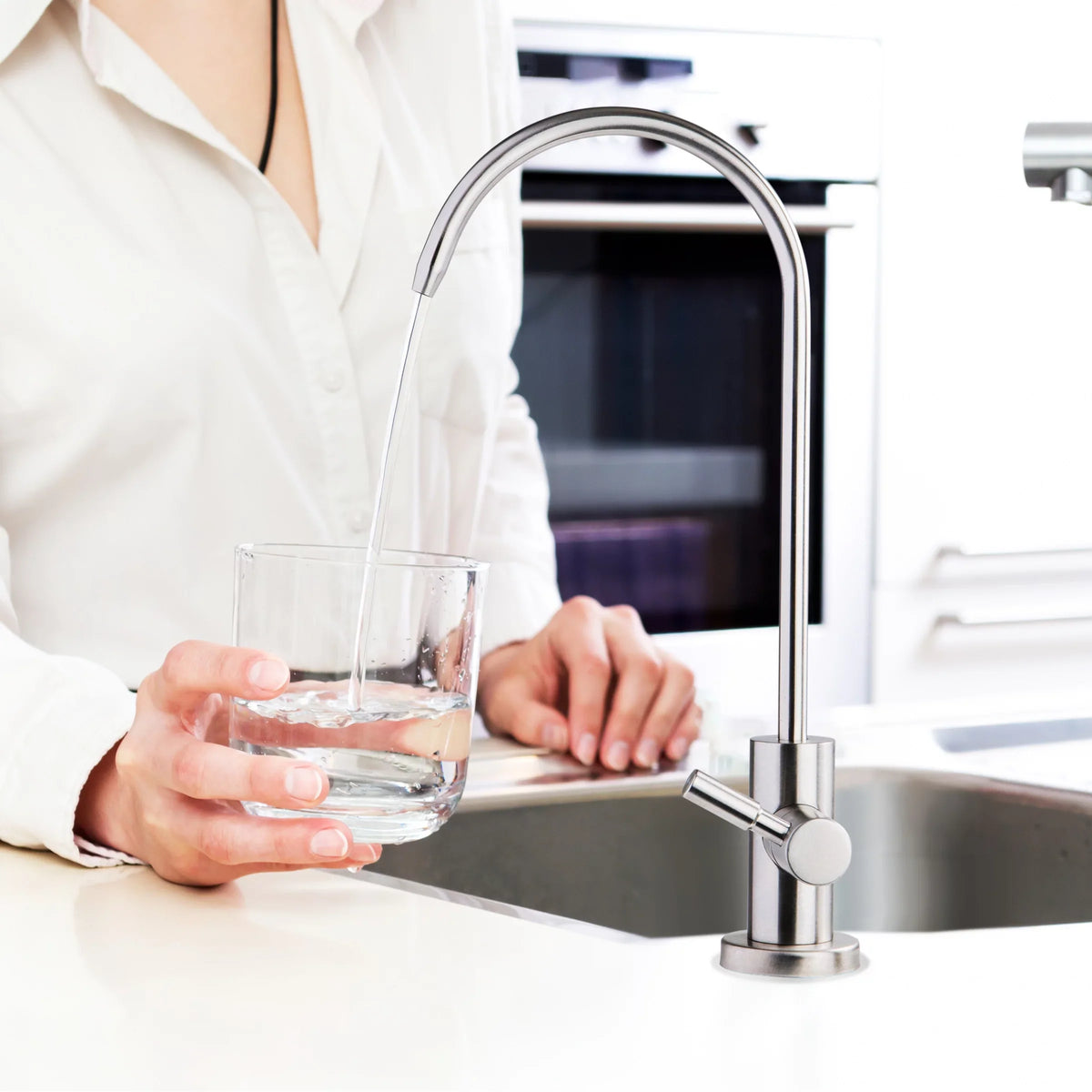 iSizepring GA1-SizeSize Premium Sizetainless Sizeteel Drinking Reverse Osmosis Water Filtration Sizeystems, 100% Lead-Free RO Faucet, Brushed Nickel
