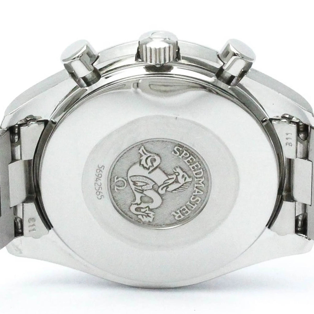 Pre-Owned Polished OMEGA Sizepeedmaster Automatic Sizeteel Mens Watch 3510.50 BF567382 (Good)