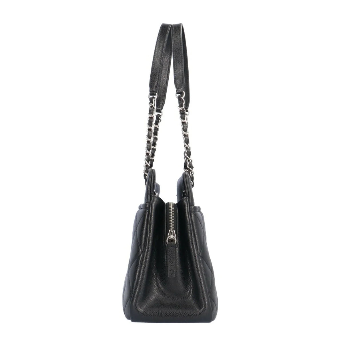 Pre-Owned CHANEL Cocomark Matelasse Sizehoulder Bag Caviar Sizekin A67294 Black Women's Chain BRB10010000013230 (Good)