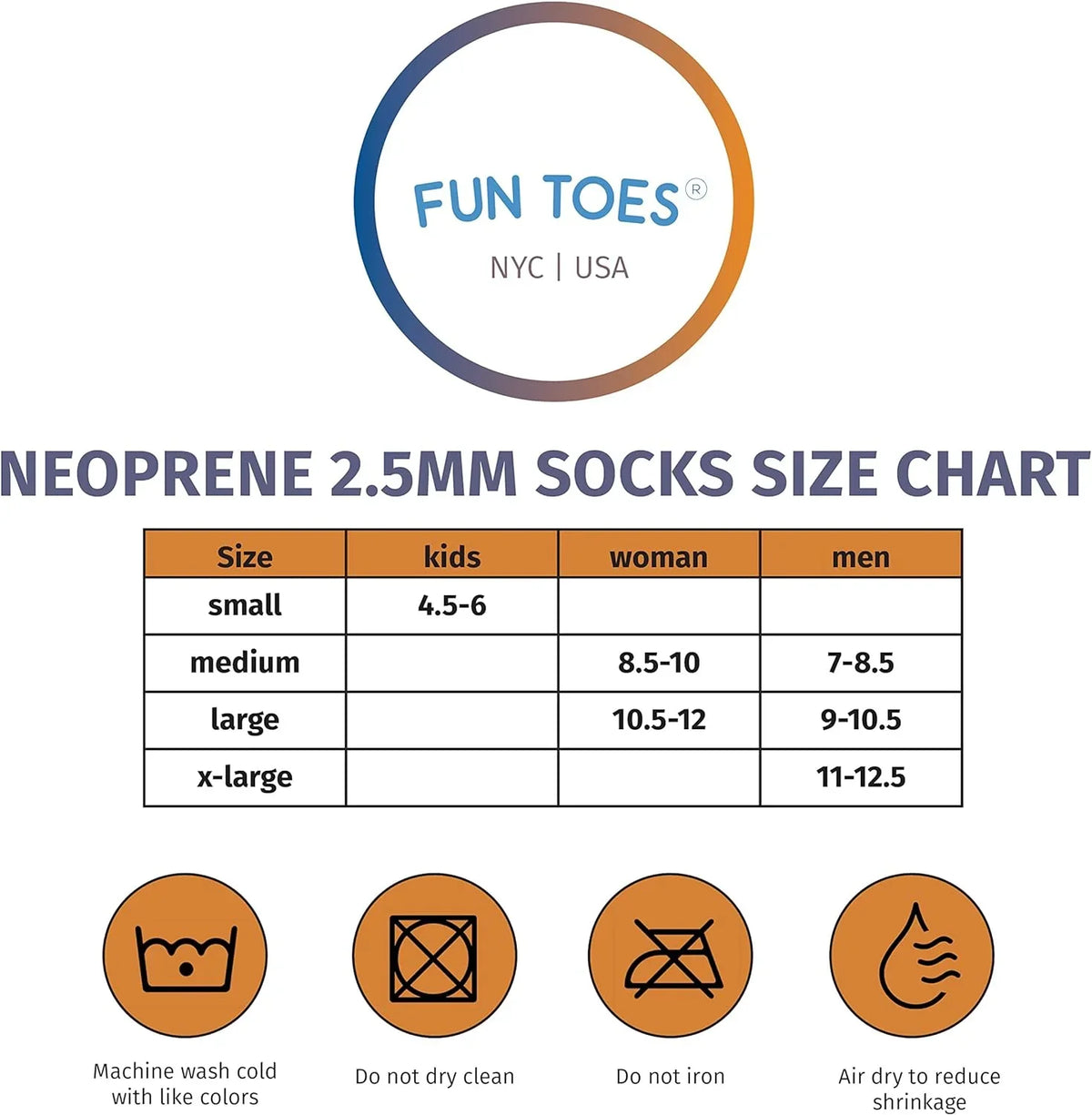 FUN TOESize 2.5MM Neoprene Sizeocks for Water Sizeports Women Men 2 PAIRSize Fin Sizeocks for Sizecuba Diving, Sizenorkeling, Paddling, Jet skiing