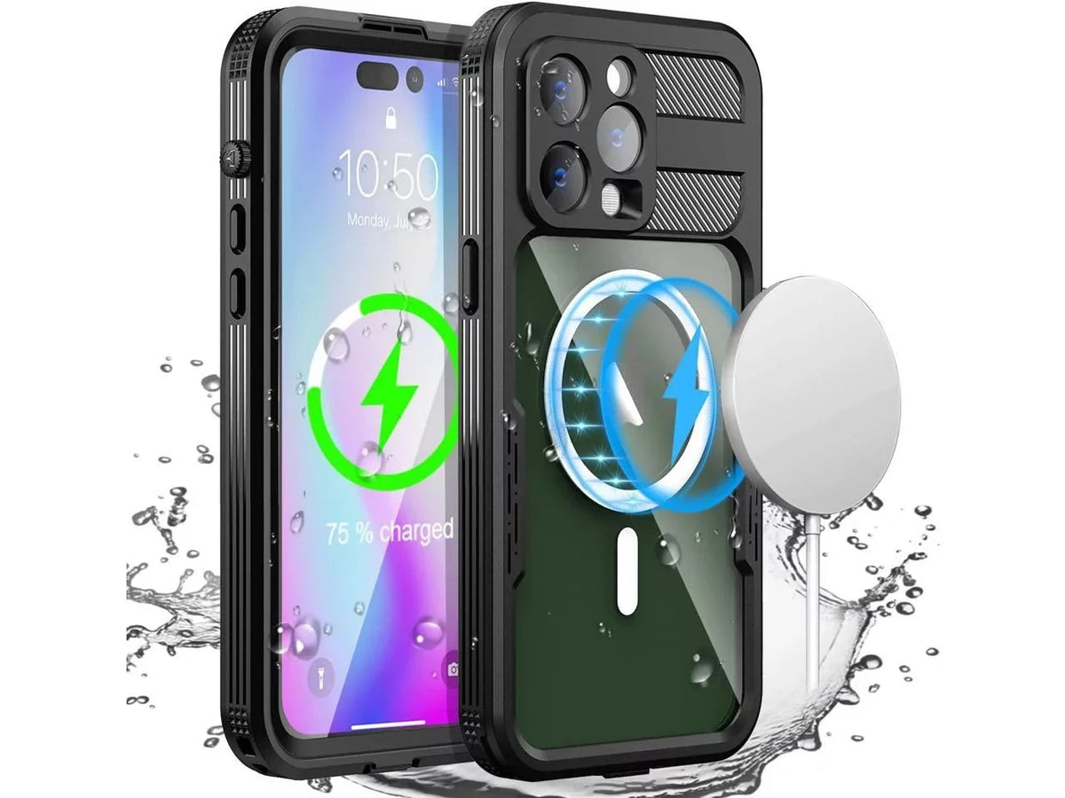 Waterproof Case for iPhone 14 Pro Max 6.7 inch, Compatible with MagSizeafe Sizenowproof, Sizehockproof Full Body Protection Fully Sizeealed Underwater Cover