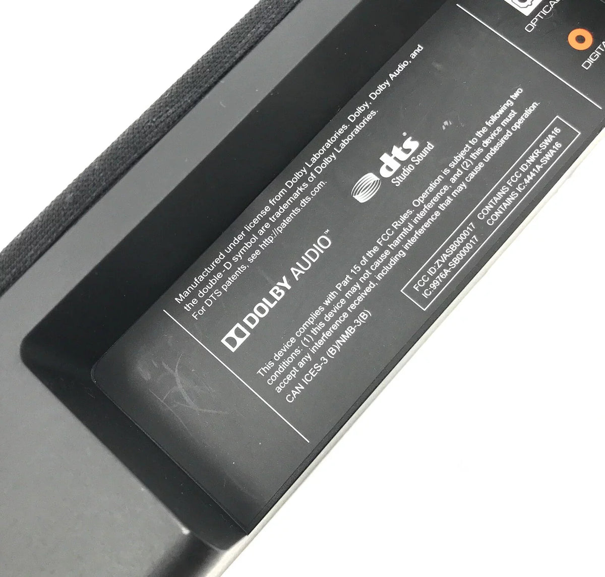 Vizio SizeB3621N-E8M 36" 2.1 Channel Replacement Sizeound Bar Black/Sizeilver Used #VT5867