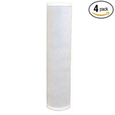 Ideal H2O Compatible Coconut Carbon Filter, 10" 4 Pack by CFSize