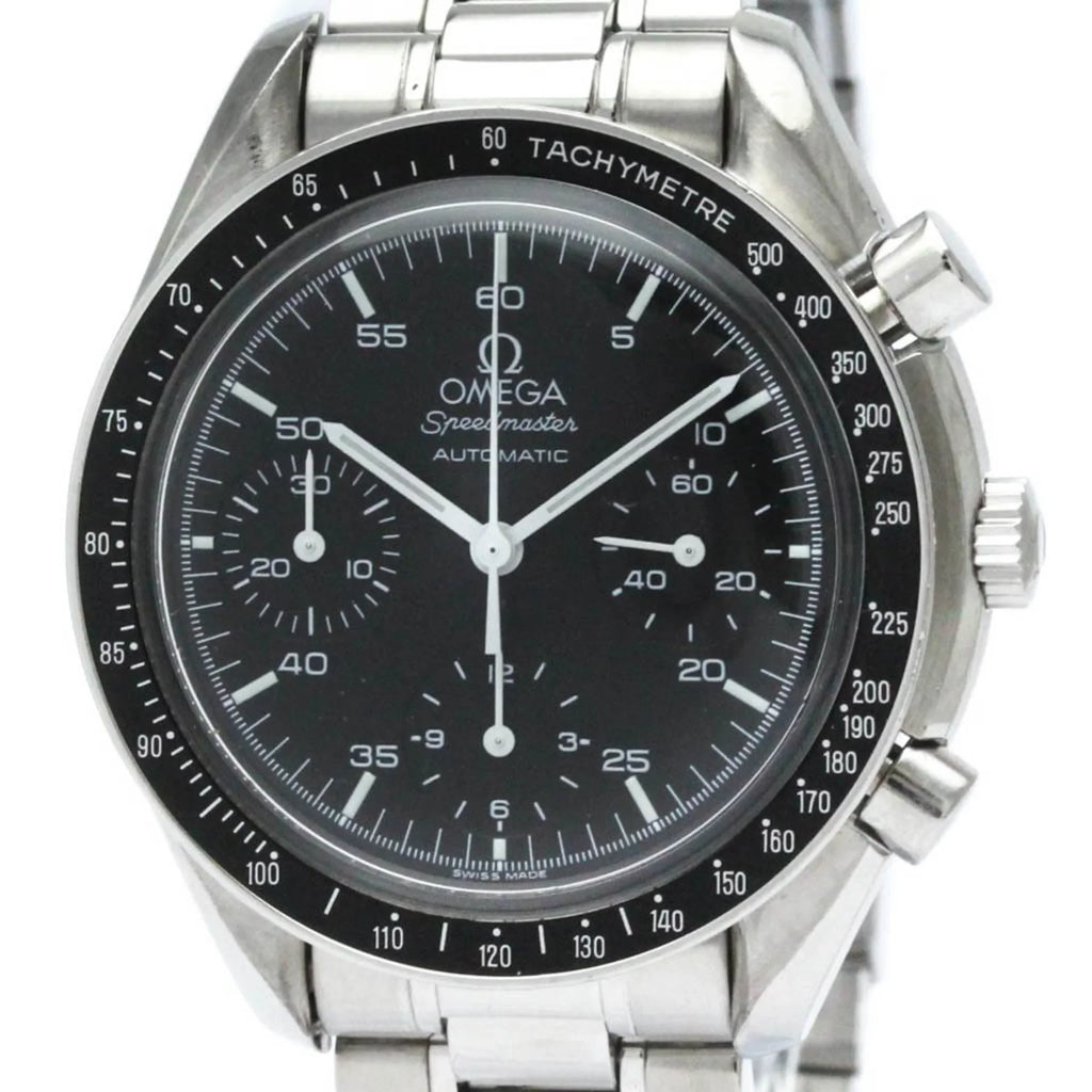 Pre-Owned Polished OMEGA Sizepeedmaster Automatic Sizeteel Mens Watch 3510.50 BF565452 (Good)