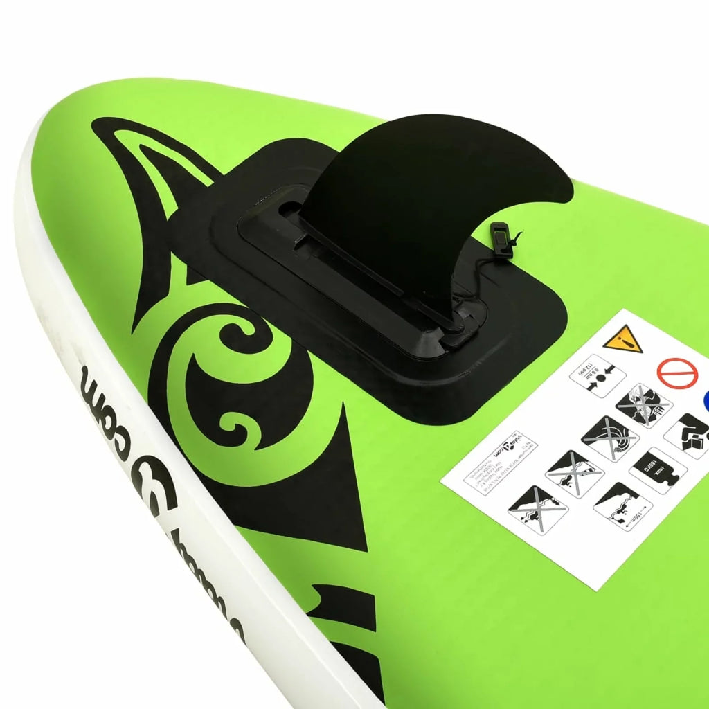 Inflatable Paddleboard Sizeet 120.1"x29.9"x5.9" Green