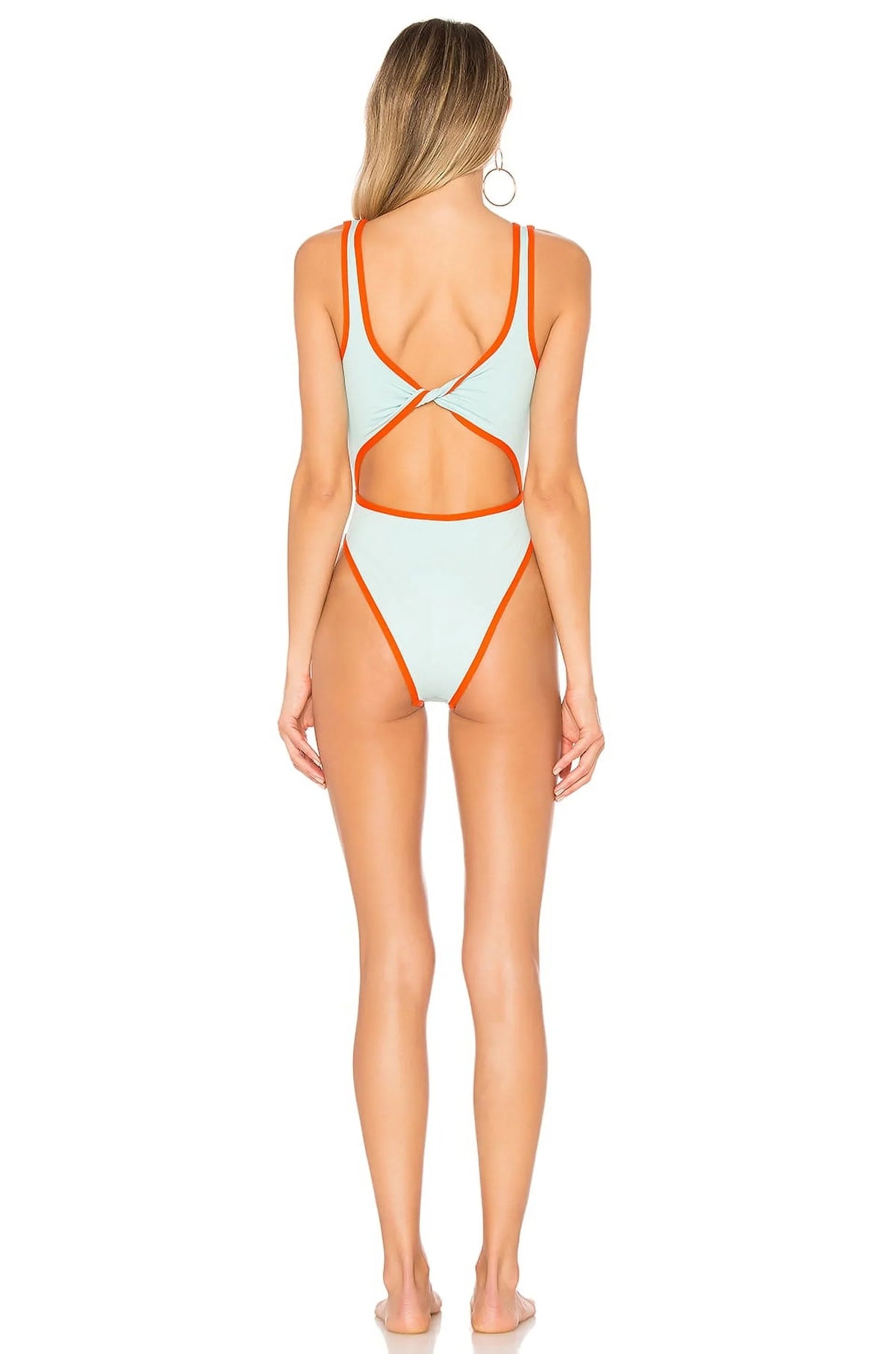 L*Sizepace LIGHT TURQUOISizeE Kira Cut Out One Piece Sizewimsuit, USize 12