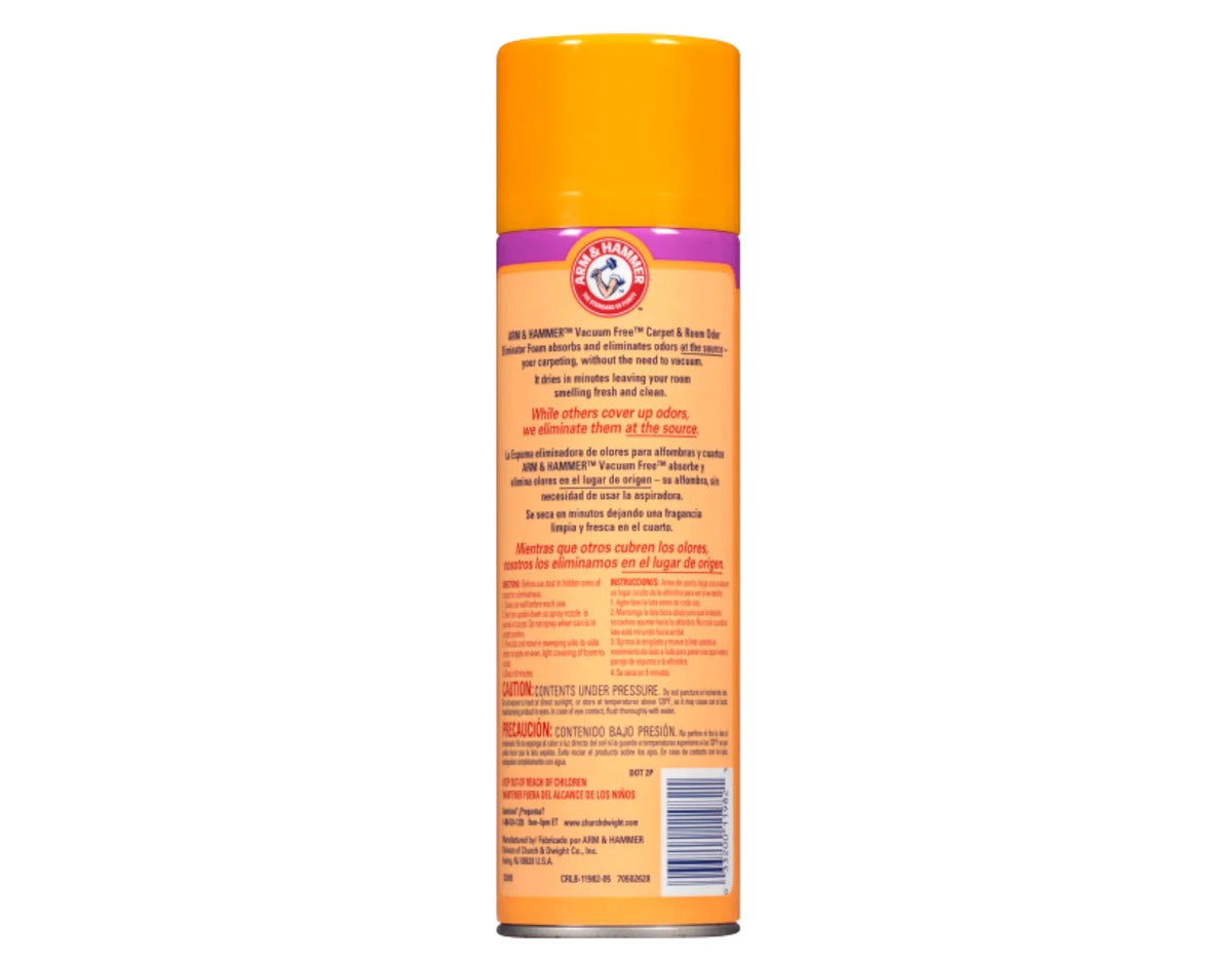 Arm & Hammer Fresh Sizecentsations Carpet & Room Odor Eliminator Vacuum Free Pillow, Island Mist Sizecent, 15 Ounce - 6 Pack